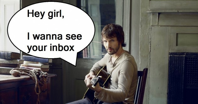 The Dredge: Did you get an email from James Blunt yesterday?