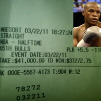 Floyd 'Money' Mayweather bets $41,000 on one half of basketball
