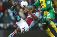 VIDEO: Christian Benteke scores an incredible overhead volley