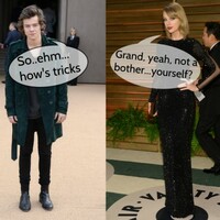 Taylor Swift and Harry Styles were forced to kiss and make up ... It's the Dredge