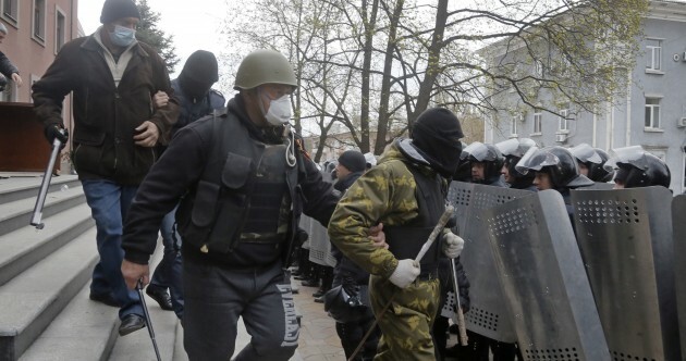 The situation in eastern Ukraine is continuing to escalate