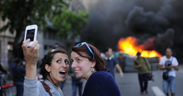 Most inappropriate selfie of the Bank Holiday weekend?