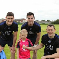 Snapshot: The Dubs take time out to row in behind brave Merryn Lacy