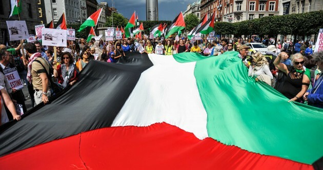 Up to 7,000 march as Dublin comes out in force to support Gaza