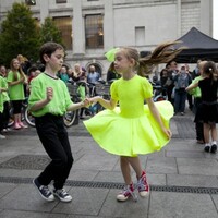 Culture Night: Star Wars on the bagpipes, Bertie Ahern's portrait and dancing in the rain