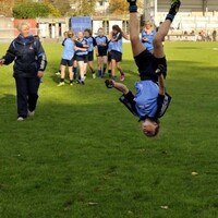 This young GAA star was head over heels for her school's title win