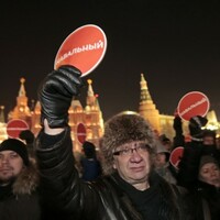 Over 130 people have been arrested at an anti-Putin protest in Moscow 