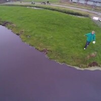 Here's what happens when you film with a drone... and its battery runs out