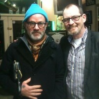 So Michael Stipe was hanging around a barbershop in Dublin last night...