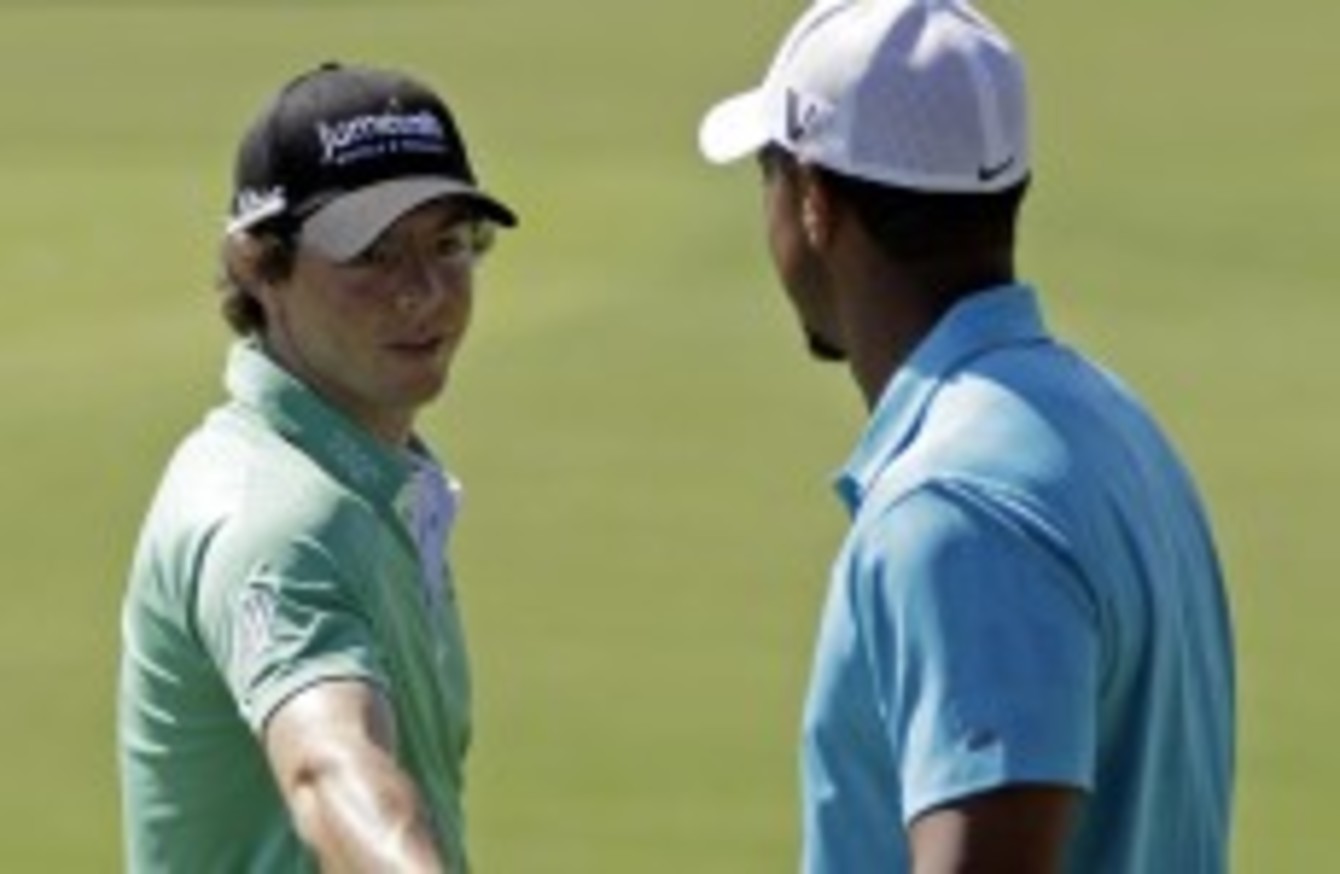 Handing over the baton? Rory and Tiger good to go in Atlanta . The421340 x 874