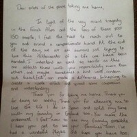 A pilot shared this heartwarming letter from passenger prompted by Germanwings tragedy