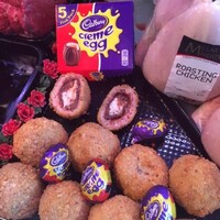 A butcher in Fermanagh has wrapped Creme Eggs in sausage meat and deep fried them