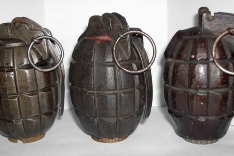 Variants of the Mills grenade.