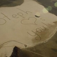 This teen sent her astronaut dad a desert message he could see from space