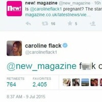 Caroline Flack had the perfect comeback to a magazine that said she was pregnant