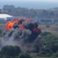 Seven people confirmed dead after plane crashed onto motorway 