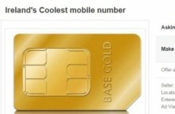 Some absolute chancer is selling ‘Ireland’s coolest mobile number’ for €400