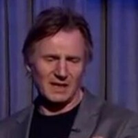 Take a break and watch Liam Neeson read the words 'Eat s**t fart breath Neeson'