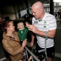 In pics: Irish team return to low-key homecoming