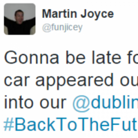 Dublin Bus just fell for this Back to the Future-themed prank