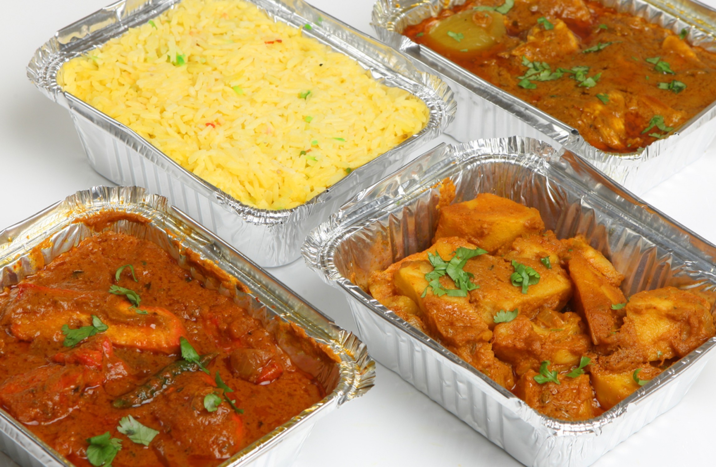 Your Indian Takeaway Dinner Has A LOT More Food In It Than One Person ...