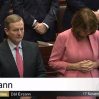 TDs and Senators fell silent today 