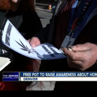Charity gives free joints to homeless people on Christmas Eve