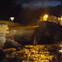 Yorkshire town split in two as bridge collapses in storm