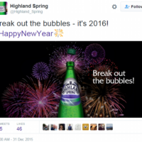 A ton of brands made the exact same mistake with their scheduled New Year's tweets