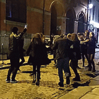 These heroes danced like nobody was watching in Temple Bar last night 