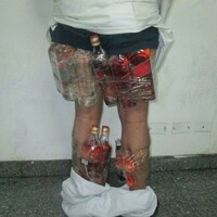 This man just demonstrated how NOT to sneak drink into a country 