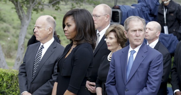 Photos: Well known politicians and stars among mourners at Nancy Reagan's funeral