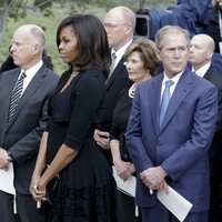Photos: Well known politicians and stars among mourners at Nancy Reagan's funeral 