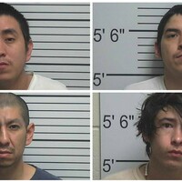 Four men are accused of raping a child on Easter Sunday