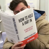 This prankster mortified commuters by reading highly NSFW 'books' on the train