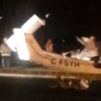 Canadian man killed after stealing a plane and crashing it onto road