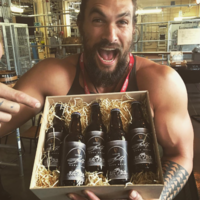Khal Drogo (AKA Jason Momoa) is having an absolute field day in the Guinness Brewery 