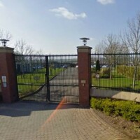 A fire is blazing on the roof of Oberstown's youth detention centre