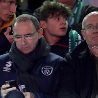 Martin O'Neill watches on as Daryl Horgan scores this brilliant individual goal