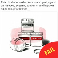 An American beauty website has been raving about Sudocrem - but they think it's British 