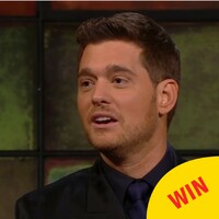 The whole audience fell in love with Michael Bubl&Atilde;&copy; serenading his kids on the Late Late