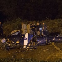 Four die after police helicopter 'shot down' over Rio's infamous 'City of God' slum