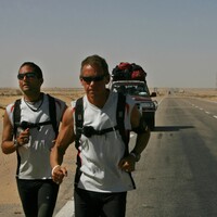 ''I'm running a marathon tomorrow,' I said to him as I dusted off my nose'