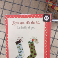 Tesco have apologised for messing up a translation in their Irish Christmas card