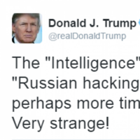 Donald Trump tweets backing of Julian Assange and mocks US intelligence agencies 