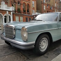 This eye-catching Mercedes 250 CE is an icon of 1960s German design