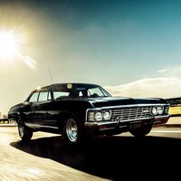 This 1967 Chevy is a roaring muscle car fresh out of Supernatural