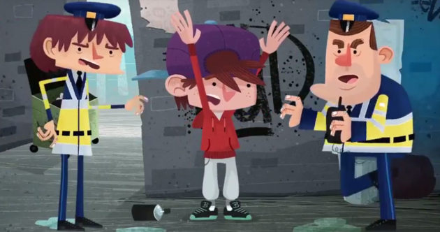 Anti-graffiti campaign tells kids not to 'damage their futures by damaging property'