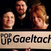There's going to be a pop up Gaeltacht 'from the Bankers to the Mercantile' tonight