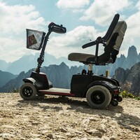 Police pull over pensioner driving mobility scooter on busy UK motorway